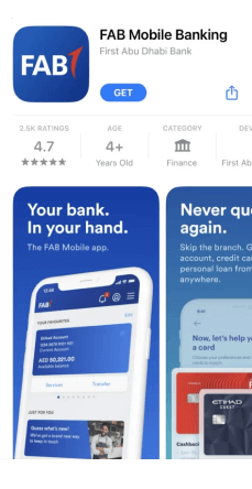 check FAB Bank Balance through mobile app