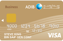 ADIB Business Gold Covered Card