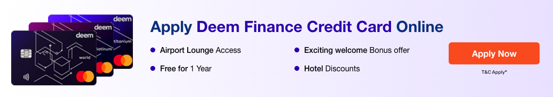 Apply Deem Finance Credit Card Online