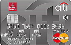 Emirates Citibank World Credit Card