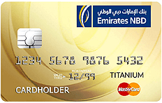 Emirates NBD MasterCard Titanium Credit Card