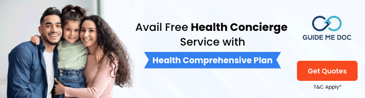 Health insurance offer banner