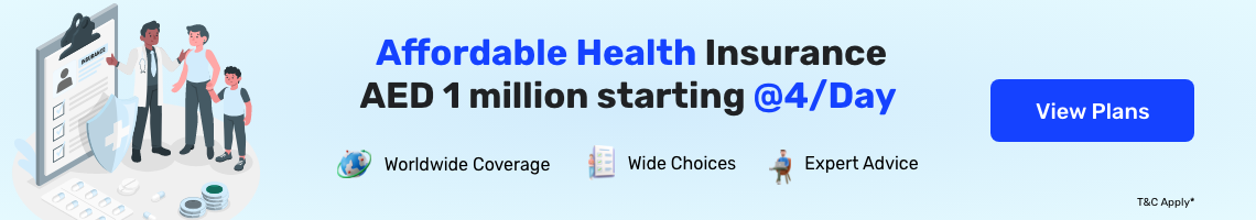 Health insurance offer banner